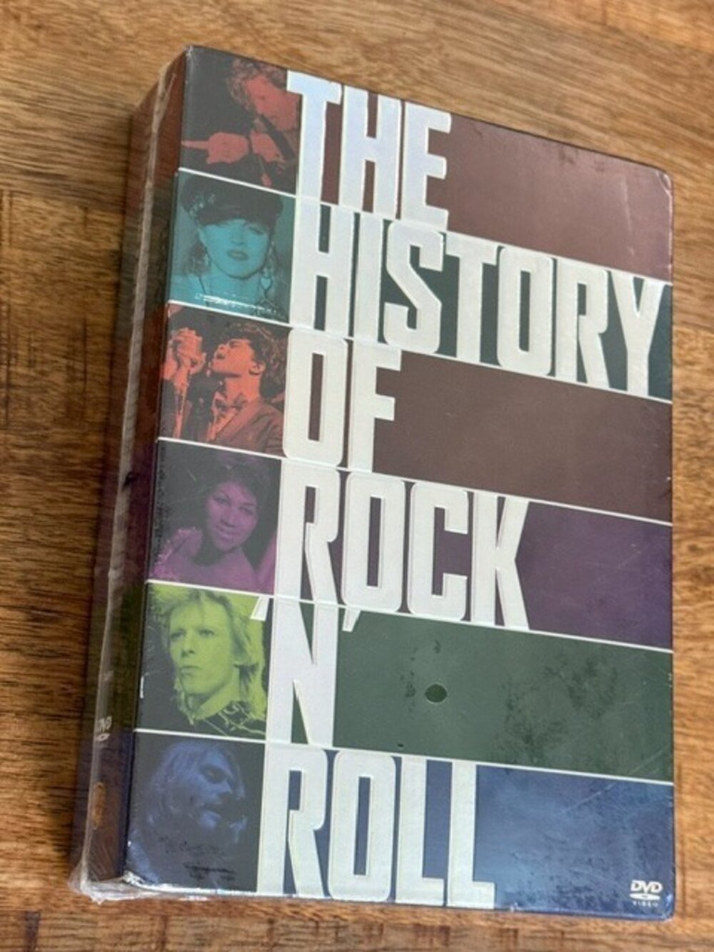 The History of Rock N Roll Sealed Official Warner Bros 5 Disc DVD Set OOP 1995